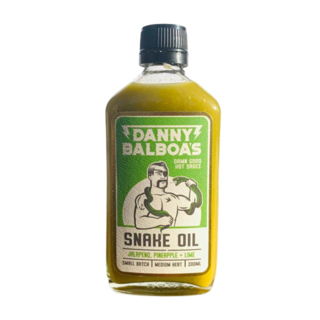 Danny Balboa's 'Snake Oil' Hot Sauce