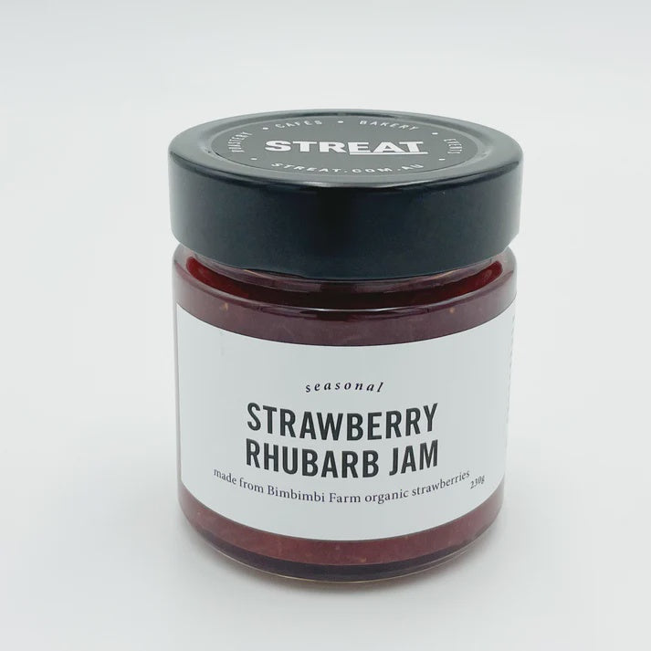 STREAT Strawberry Rhubarb Jam