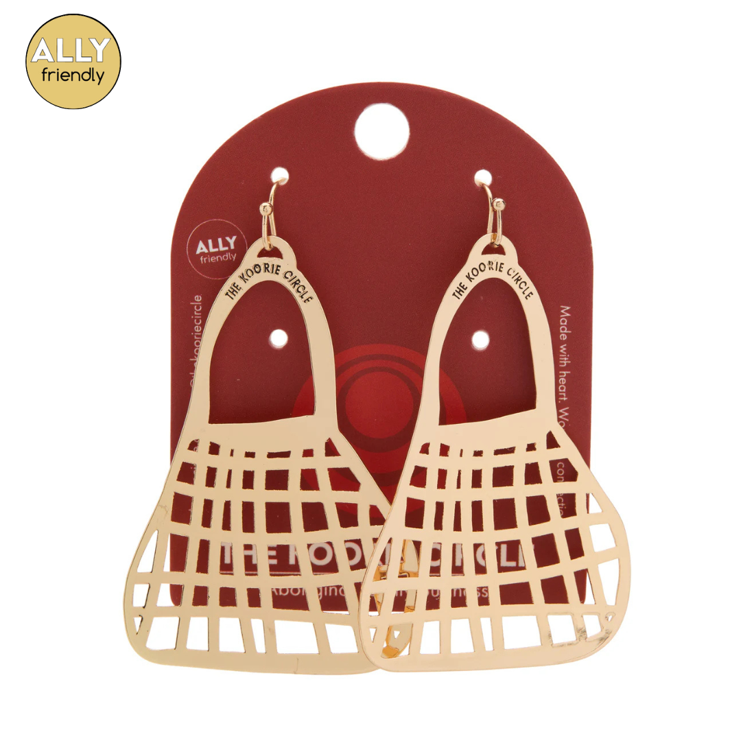 The Koorie Circle Dilly Bag Earrings