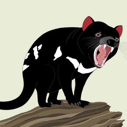 Red Parka Aussie Animals Greeting Cards