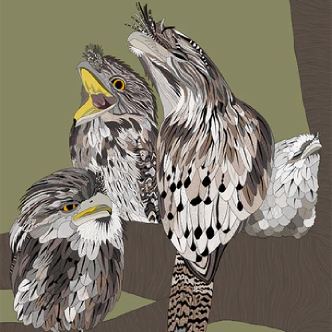 Red Parka Aussie Animals Greeting Cards