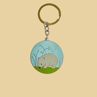 Red Parka Aussie Animal Keyrings