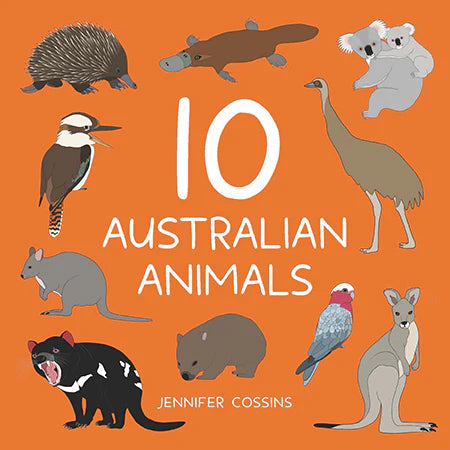 Red Parka '10 Australian Animals' Kids Book