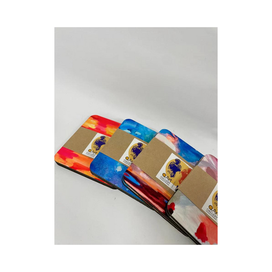 Q Art Printed Coasters