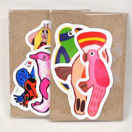 Q Art Sticker 3 Pack