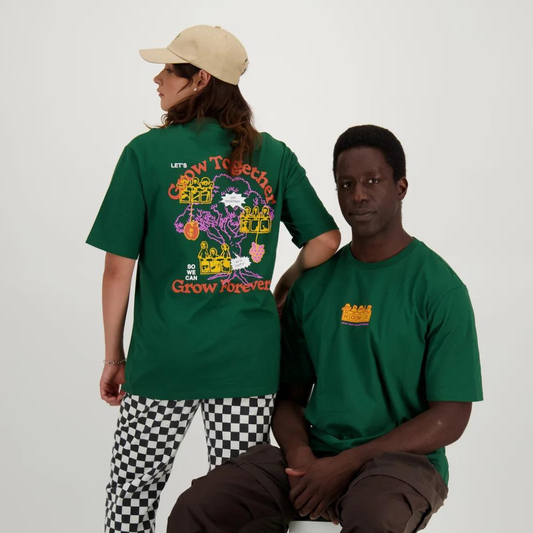 HoMie Grow Together Tee Forrest Green