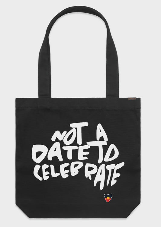 Clothing The Gaps 'Not a Date to Celebrate' Tote Bag